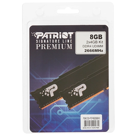 DDR4 2x4GB 2666MHz Patriot PSP48G2666KH1
