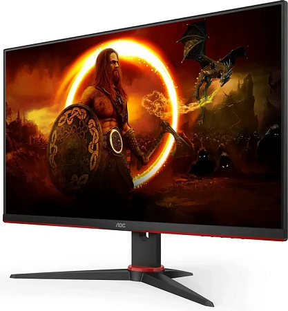 LCD монитор 23.8" AOC 24G2SAE Black-Red