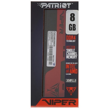DIMM DDR4 8192Mb 8Gb PC21300 DDR4-2666MHz Patriot Viper Elite II (PVE248G266C6) DIMM DDR4 8192Mb 8Gb PC21300 DDR4-2666MHz Patriot Viper Elite II (PVE248G266C6)