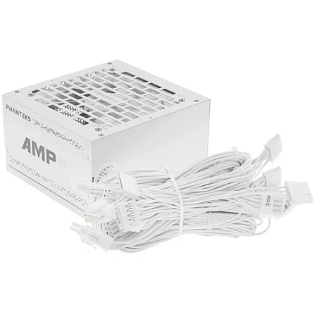 Блок питания ATX 750W PHANTEKS AMP BH 750W White (80 Plus Bronze,ATX 3.1,PCIe5.1,APFC,120mm Fan) Блок питания ATX 750W PHANTEKS AMP BH 750W White (80 Plus Bronze,ATX 3.1,PCIe5.1,APFC,120mm Fan)
