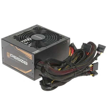 Блок питания ATX 650W GIGABYTE GP-P650B 80+ Bronze (APFC,20+4 pin,4+4 pin CPU,6 SATA,4x6+2 pin,PCI-E Блок питания ATX 650W GIGABYTE GP-P650B 80+ Bronze (APFC,20+4 pin,4+4 pin CPU,6 SATA,4x6+2 pin,PCI-E