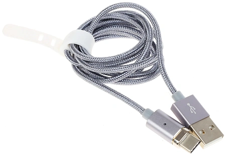 Кабель магнитный Partner USB 2.0 Type-C, 1 м, нейлон Кабель магнитный Partner USB 2.0 Type-C, 1 м, нейлон