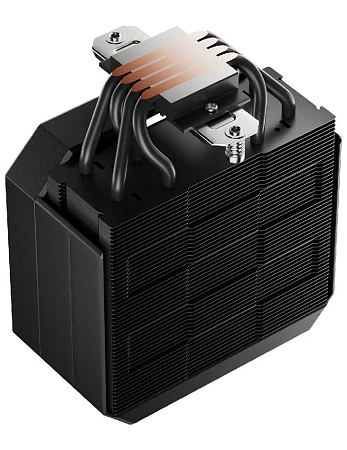 Кулер upHere UP1KC4 Black ARGB Cover (4HPx6mm,230W TDP,1x120mm fan,600-1650RPM,68CFM,25dBa)