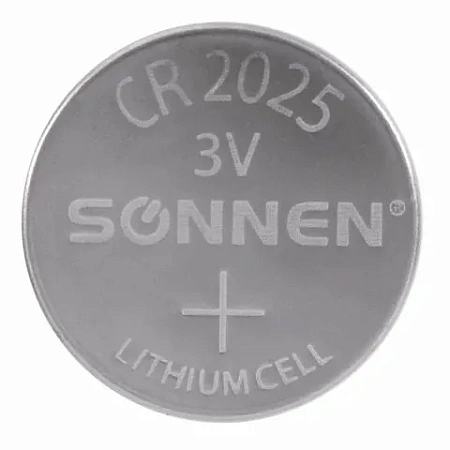 Батарейки литиевые SONNEN Lithium CR2025,"таблетки, дисковые, кнопочные", 457140 Батарейки литиевые SONNEN Lithium CR2025,"таблетки, дисковые, кнопочные", 457140