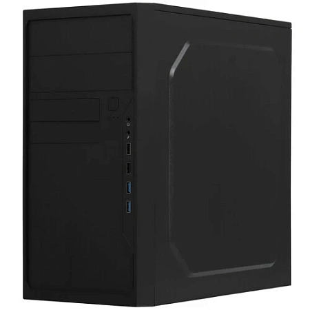 Корпус mATX Foxline FL-733R-FZ450R-U32 (450W, w/2xUSB2.0, w/2xUSB3.0, black)