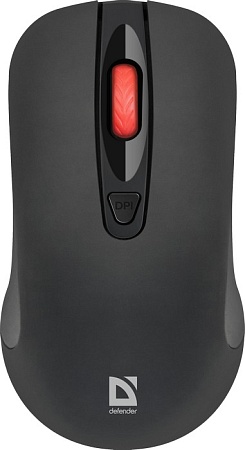 Беспроводная оптическая мышь DEFENDER Nexus MS-195 черный,4 кнопки,800-1600 dpi Беспроводная оптическая мышь DEFENDER Nexus MS-195 черный,4 кнопки,800-1600 dpi