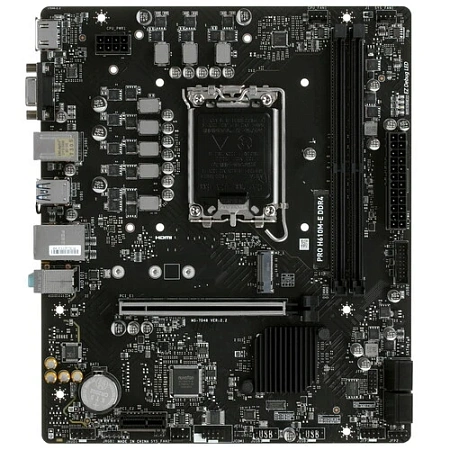 Материнская плата MSI PRO H610M-E DDR4 Материнская плата MSI PRO H610M-E DDR4