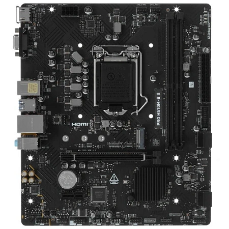 Материнская плата Soсket 1200 MSI H510M-B PRO II (mATX,2xDDR4-2933) Материнская плата Soсket 1200 MSI H510M-B PRO II (mATX,2xDDR4-2933)