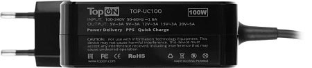 Универсальный БП для ноутбуков TopON TOP-UC100 автоматический 100W 5V-20V 3.0A от бытовой электросет Универсальный БП для ноутбуков TopON TOP-UC100 автоматический 100W 5V-20V 3.0A от бытовой электросет