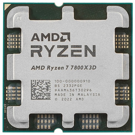 CPU AMD Ryzen 7 7800X3D (AM5, 8 x 4.2 ГГц, L2 - 8 МБ, L3 - 96 МБ, 2 х DDR5-5200 МГц,AMD Radeon) OEM