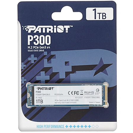 Накопитель SSD M.2 1Tb Patriot P300 Накопитель SSD M.2 1Tb Patriot P300