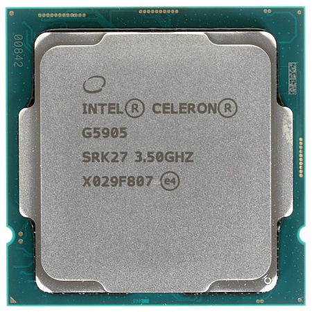 CPU intel Socket 1200 Celeron G5905 (Comet Lake,2C/2T,3.5GHz,4MB,58W,UHD Graphics 610) OEM