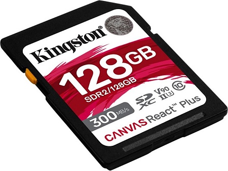 Карта памяти SDXC 128GB Class10 Kingston SDR2/128GB Canvas React Plus w/o adapter Карта памяти SDXC 128GB Class10 Kingston SDR2/128GB Canvas React Plus w/o adapter