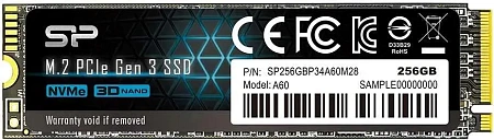 Накопитель SSD M.2 2228 SATAIII 256Gb Silicon Power (PCIe3.0x4 2100-1200Мбайт/сек,3 бит TLC,TBW-150Т