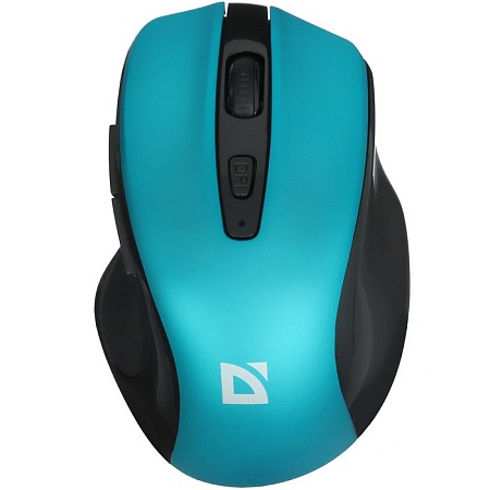 Мышь беспроводная оптическая Defender Prime MB-053 бирюзов,6D,800-1600dpi,бесшумн Мышь беспроводная оптическая Defender Prime MB-053 бирюзов,6D,800-1600dpi,бесшумн