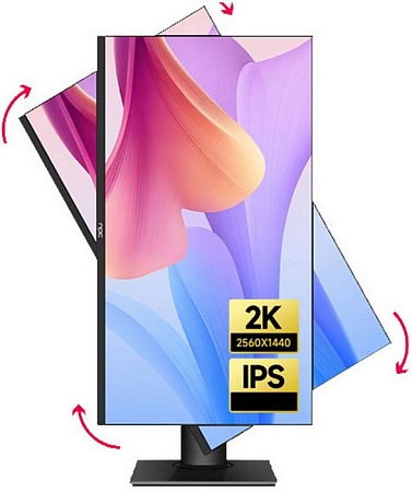 LCD монитор 27" AIWA MQ270A-B-1 Black 2K IPS 5ms 75Hz LCD монитор 27" AIWA MQ270A-B-1 Black 2K IPS 5ms 75Hz