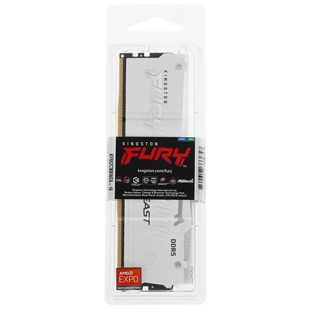 DIMM DDR5 16384Mb 5200МГц 16Gb Kingston FURY Beast White RGB EXPO (KF552C36BWEA-16) DIMM DDR5 16384Mb 5200МГц 16Gb Kingston FURY Beast White RGB EXPO (KF552C36BWEA-16)