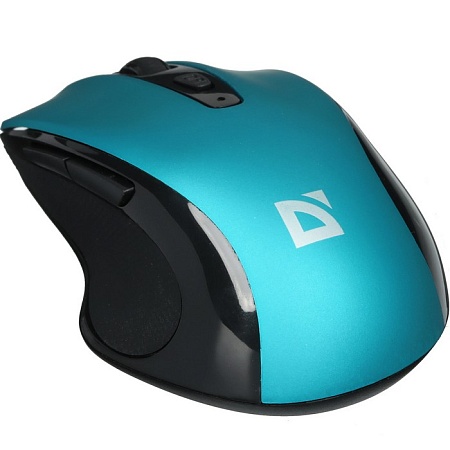Мышь беспроводная оптическая Defender Prime MB-053 бирюзов,6D,800-1600dpi,бесшумн Мышь беспроводная оптическая Defender Prime MB-053 бирюзов,6D,800-1600dpi,бесшумн