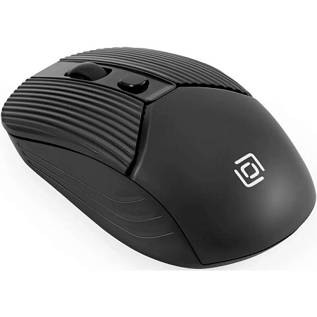 Мышь беспроводная OKlick 509MW black черный оптическая (1600dpi) USB для ноутбука (4but)