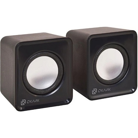 Колонки Oklick OK-331 2.0 черный 6Bт Колонки Oklick OK-331 2.0 черный 6Bт