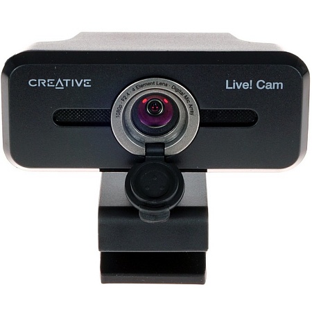 Веб-камера Creative Live! Cam SYNC 1080P V2 черный 2Mpix (1920x1080) USB2.0 с микрофоном
