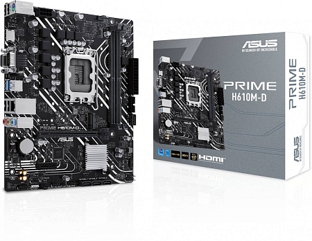 Материнская плата S1700 mATX Asus Prime H610M-D (2xDDR5/4800) Материнская плата S1700 mATX Asus Prime H610M-D (2xDDR5/4800)