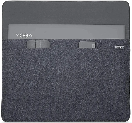 Чехол для ноутбука 15" Lenovo Sleeve черный ткань/кожа Чехол для ноутбука 15" Lenovo Sleeve черный ткань/кожа