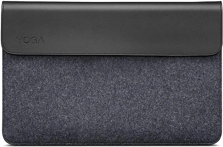 Чехол для ноутбука 15" Lenovo Sleeve черный ткань/кожа Чехол для ноутбука 15" Lenovo Sleeve черный ткань/кожа