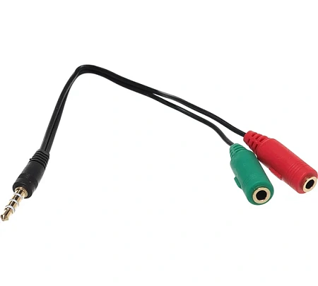 Переходник DEFENDER Headset Jack 2*3.5jack—3.5 4pin jack 0,15м Переходник DEFENDER Headset Jack 2*3.5jack—3.5 4pin jack 0,15м