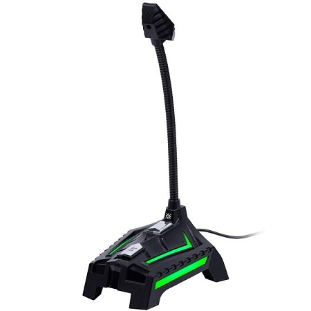 Игровой стрим микрофон Ring DEFENDER GMC 150 USB, LED, провод 1.5м Игровой стрим микрофон Ring DEFENDER GMC 150 USB, LED, провод 1.5м