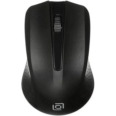 Мышь беспроводная оптическая Oklick 485MW черный (1600dpi) USB (3but)
