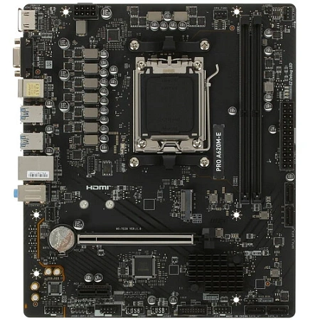 Мат.плата mATX Socket AM5 MSI PRO A620M-E Мат.плата mATX Socket AM5 MSI PRO A620M-E