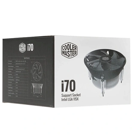 Кулер Cooler Master i70 LGA1700, Standard Intel cooler,95W-100W (Power Limit 110W) Кулер Cooler Master i70 LGA1700, Standard Intel cooler,95W-100W (Power Limit 110W)