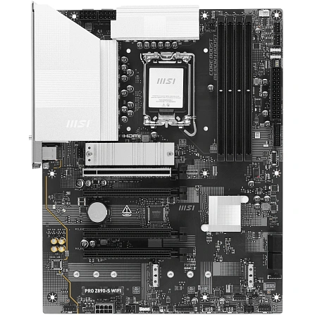 Материнская плата S1851 ATX MSI PRO Z890-S WiFi (4xDDR5-6400МГц,4xPCI-Ex16,3xM.2) Материнская плата S1851 ATX MSI PRO Z890-S WiFi (4xDDR5-6400МГц,4xPCI-Ex16,3xM.2)