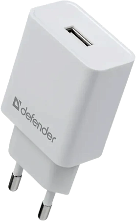 Сетевой адаптер Defender UPA-21 белый (1xUSB,5V/2.1А) Сетевой адаптер Defender UPA-21 белый (1xUSB,5V/2.1А)