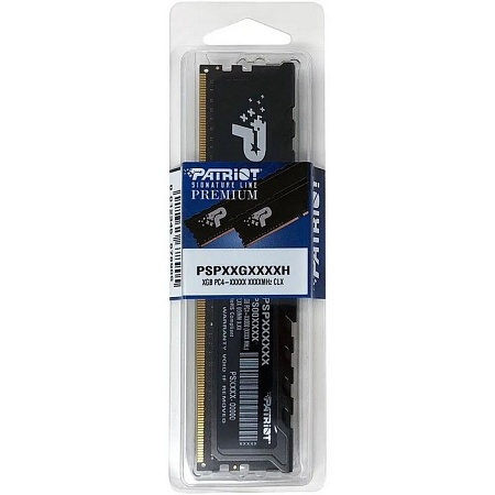 DIMM DDR4 8192Mb 3200МГц Patriot Signature Line Premium (PSP48G32002H1) CL22 DIMM DDR4 8192Mb 3200МГц Patriot Signature Line Premium (PSP48G32002H1) CL22